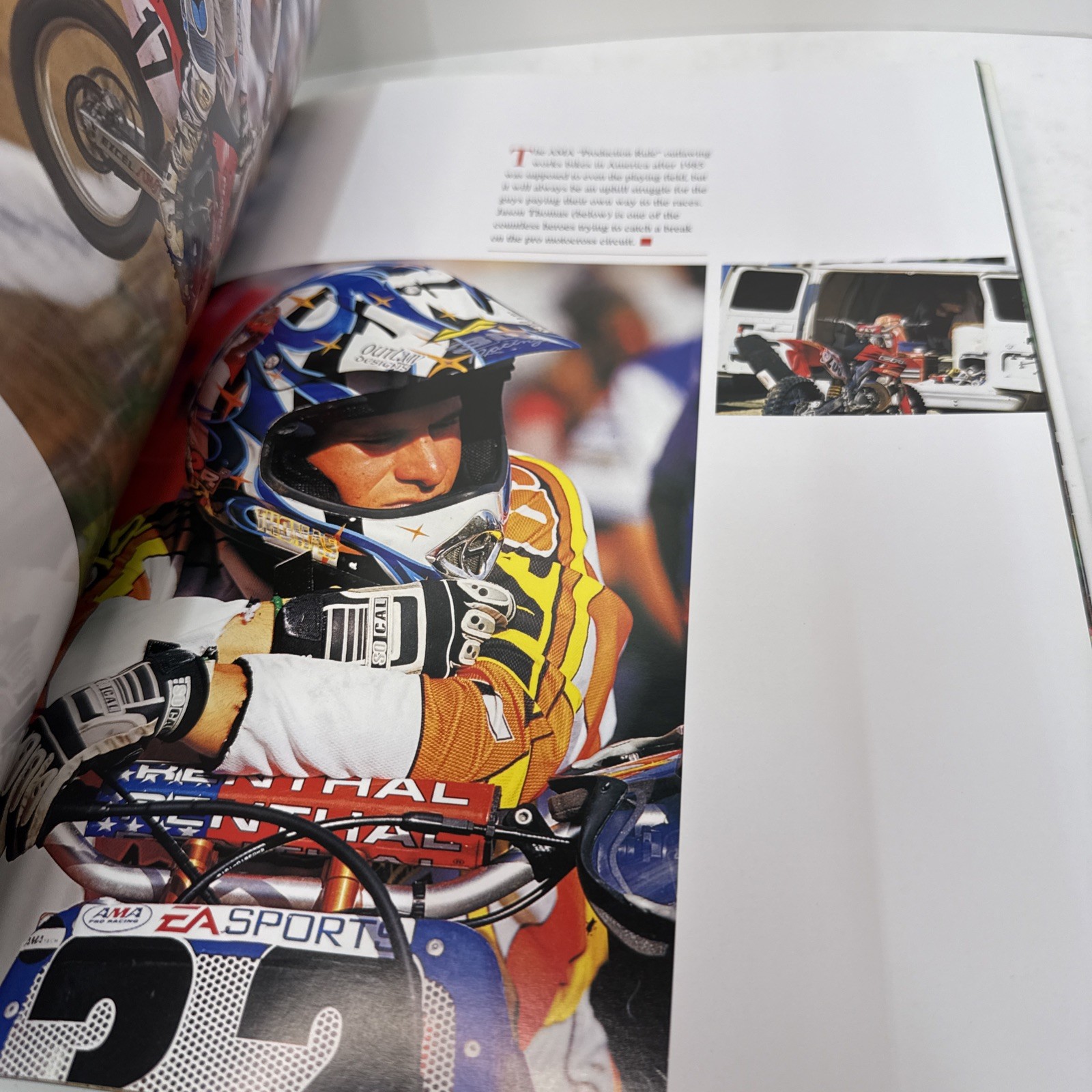American Motocross Illustrated Simon Cudby Hardcover Fox Racing + Volume 2