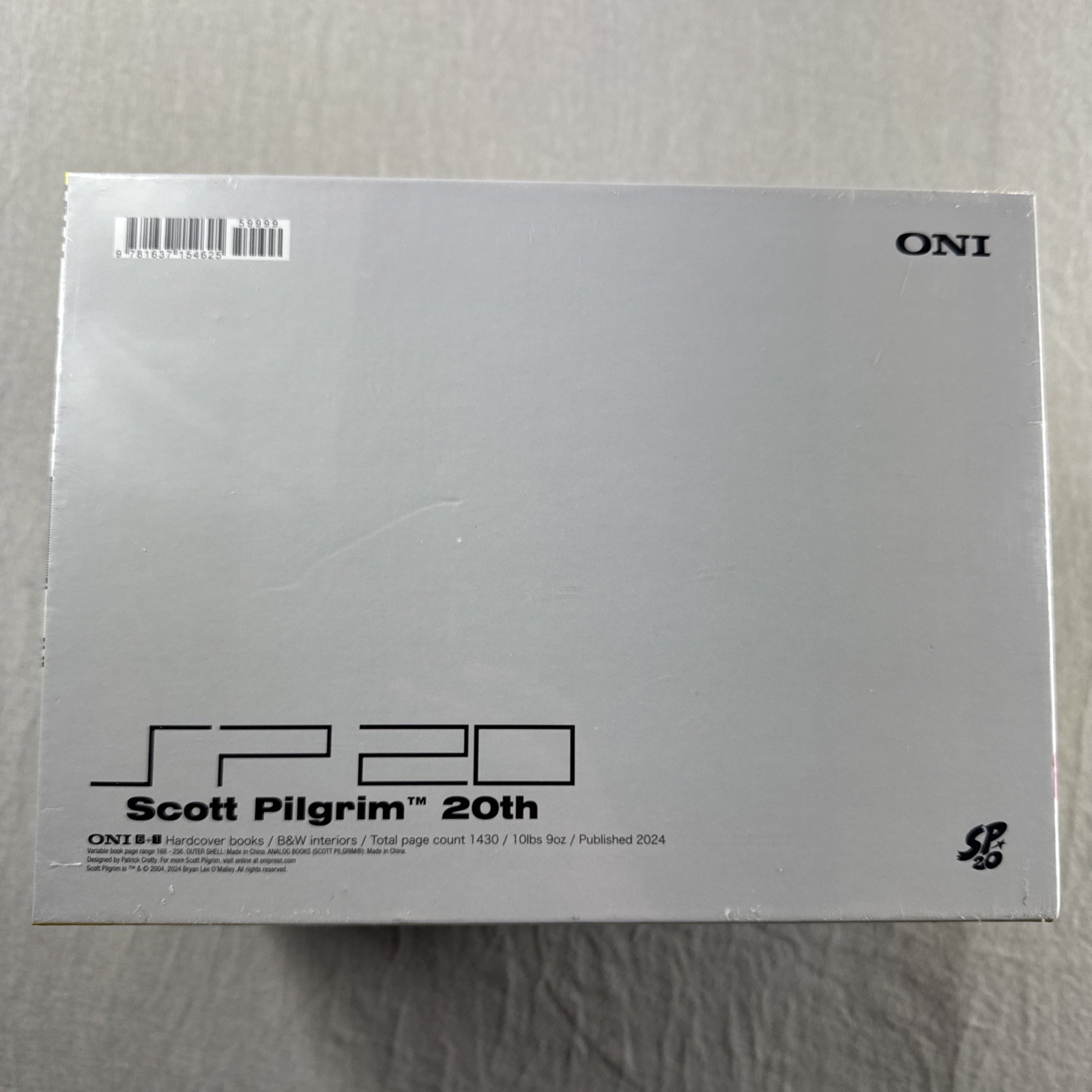 Scott Pilgrim 20th Anniversary B&W Hardcover Box Set by Bryan Lee O’Malley NEW