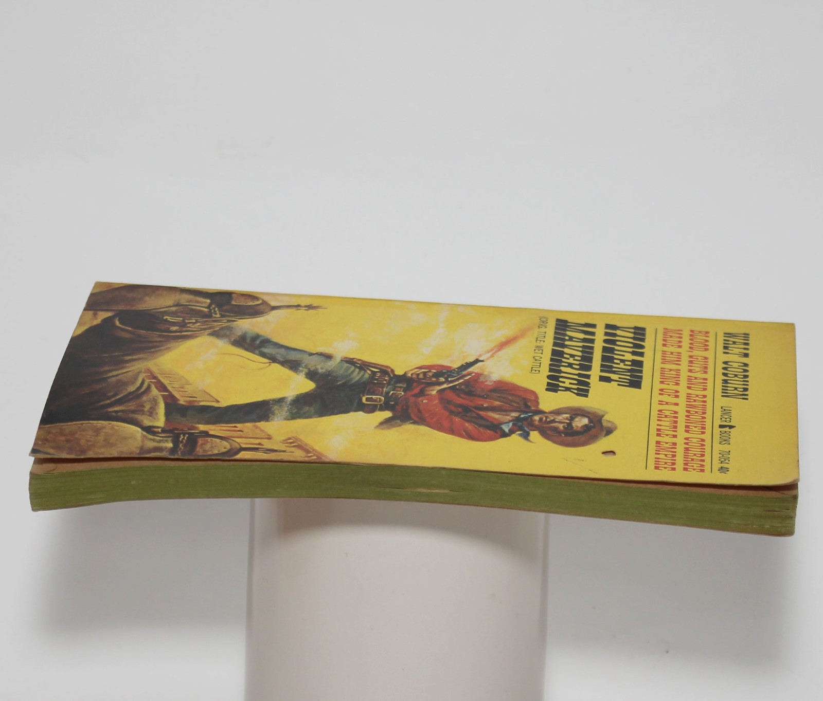 VIOLENT MAVERICK by Walt Coburn – Lancer 1963 Vintage Western Action Paperback