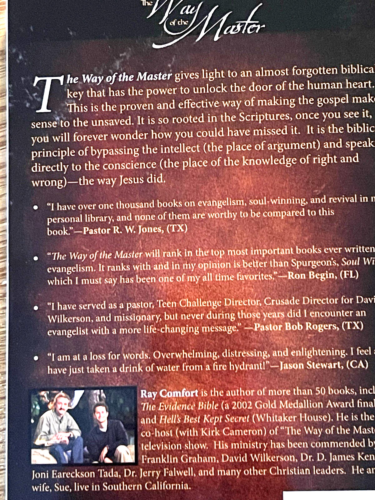 The Way of the Master- Ray Comfort w/ CD by Kirk Cameron