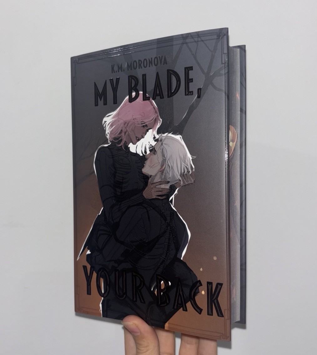 SIGNED BucherBuchse: My Blade Your Back By KM Moronova German HB New