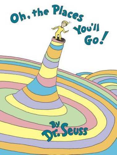 Oh, The Places You’ll Go! – Hardcover By Seuss, Dr. – GOOD
