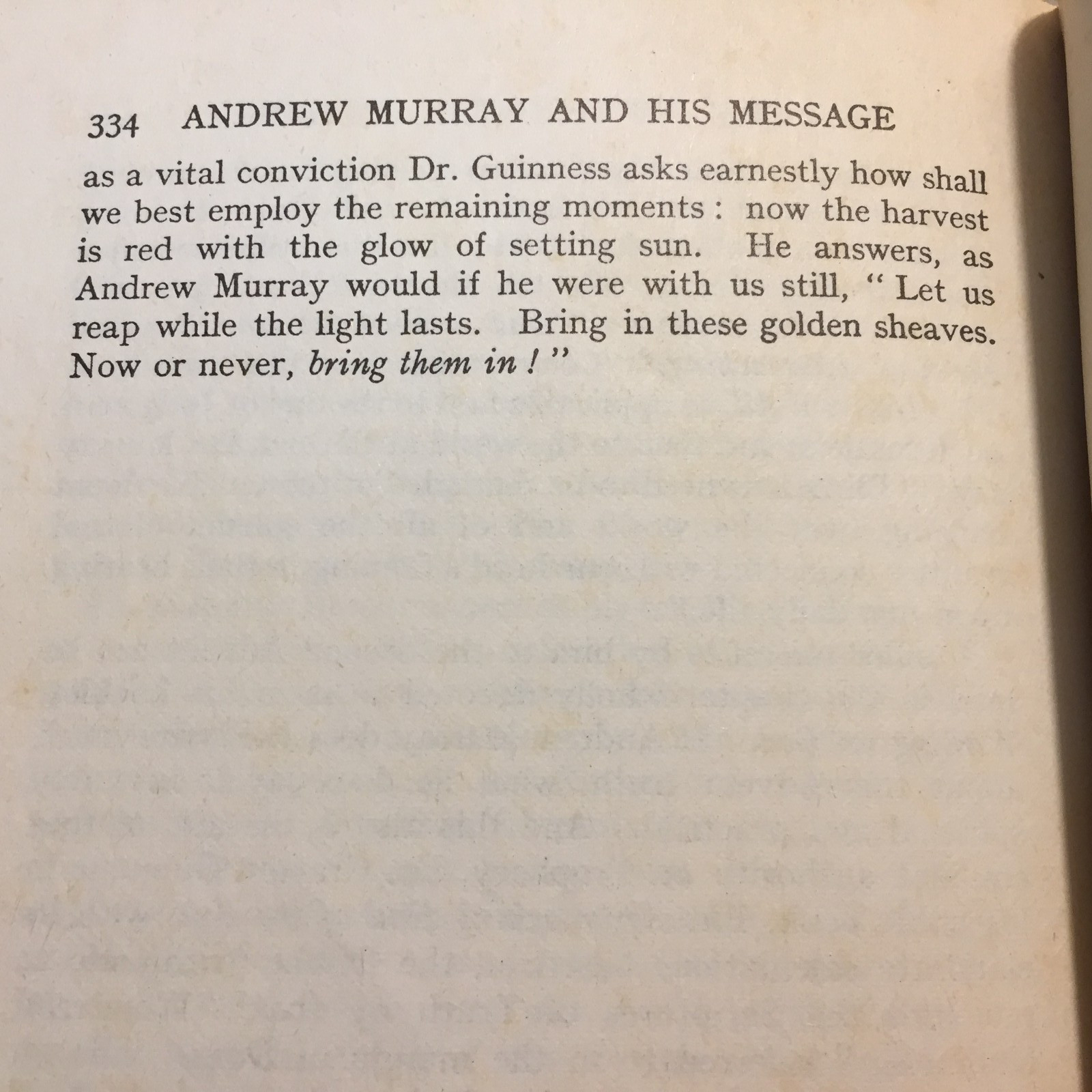Andrew Murray And His Message W. M. Douglas 1981 Baker Book House Ministry Book