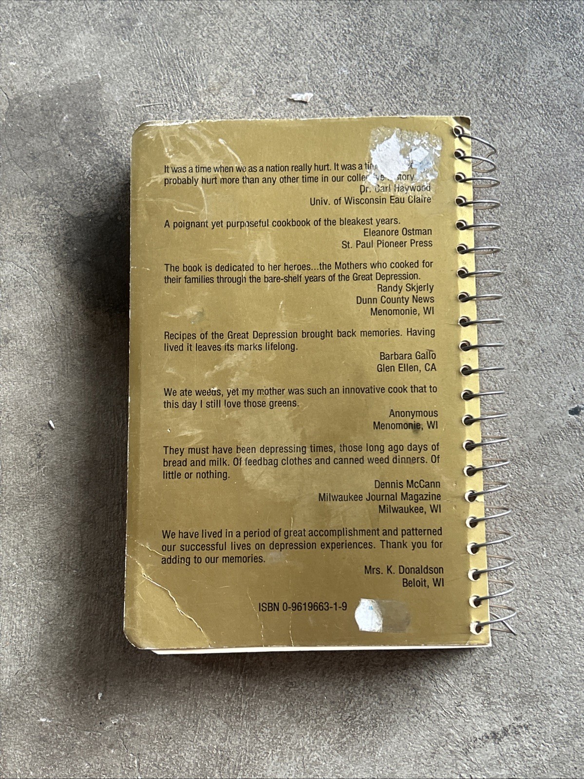 The Great Depression Recipes of 1930s Volume 1-2 Rita Van Am 1992. SIGNED Copy