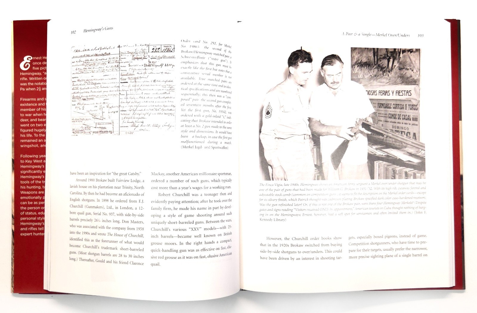 Hemingway’s Guns: The Sporting Arms of Ernest Hemingway 2016 LN