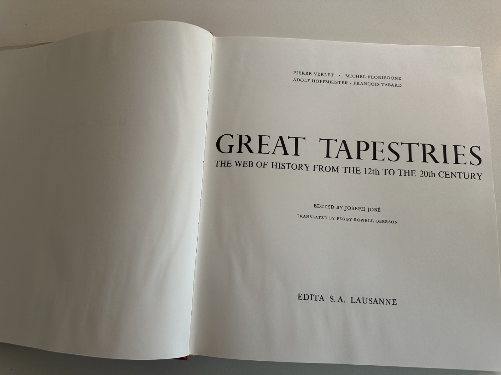Great Tapestries + Giotto’s Campanile + Raphael — 3 Art Books HC Lot
