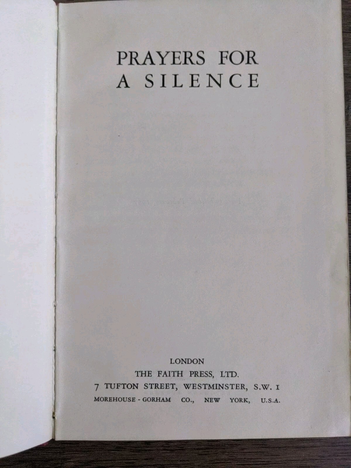 Prayers For Silence Communion Of Silence Catholic * Rare Vintage * Lot 2 CM3