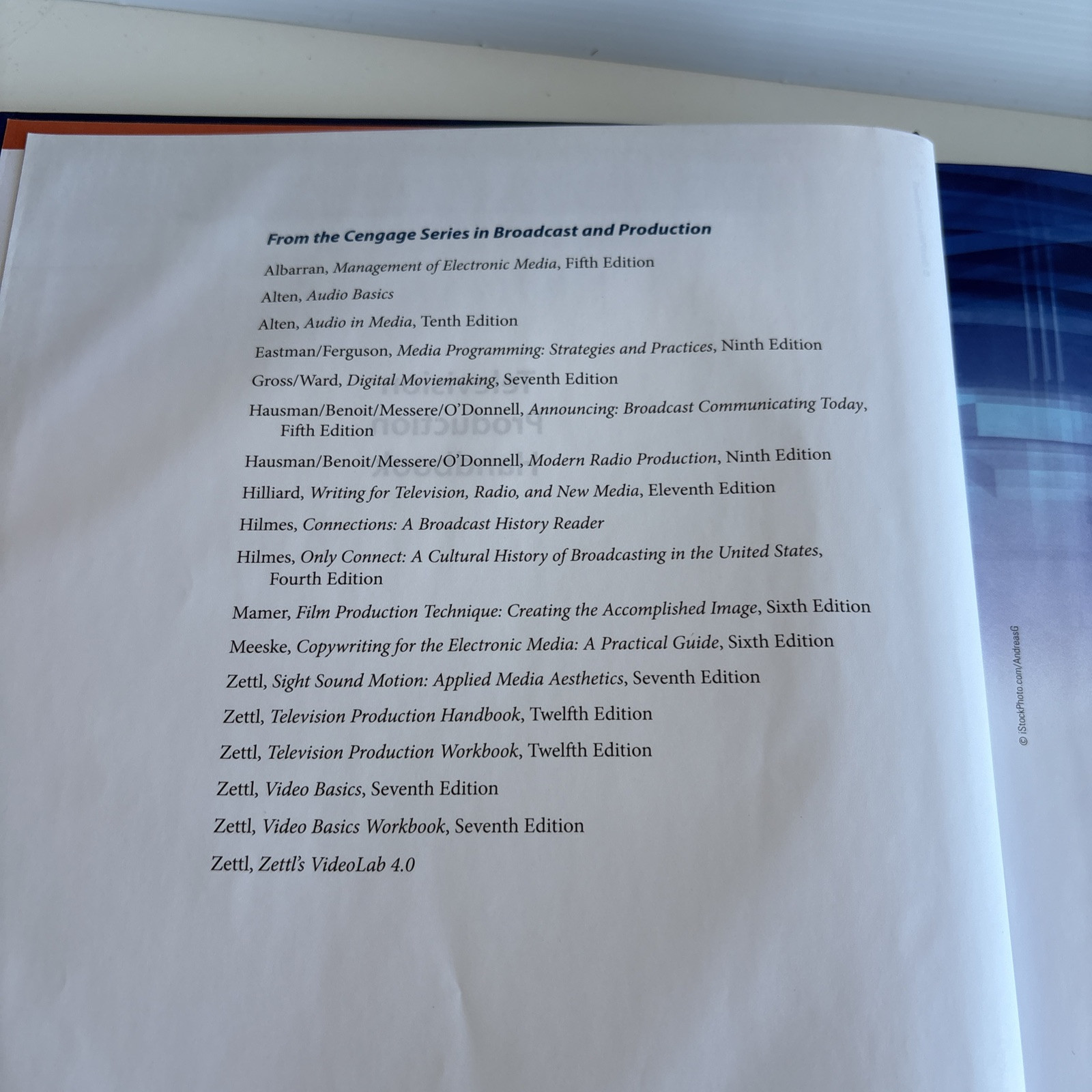 Television Production Handbook Twelfth Edition HC Textbook Free Postage