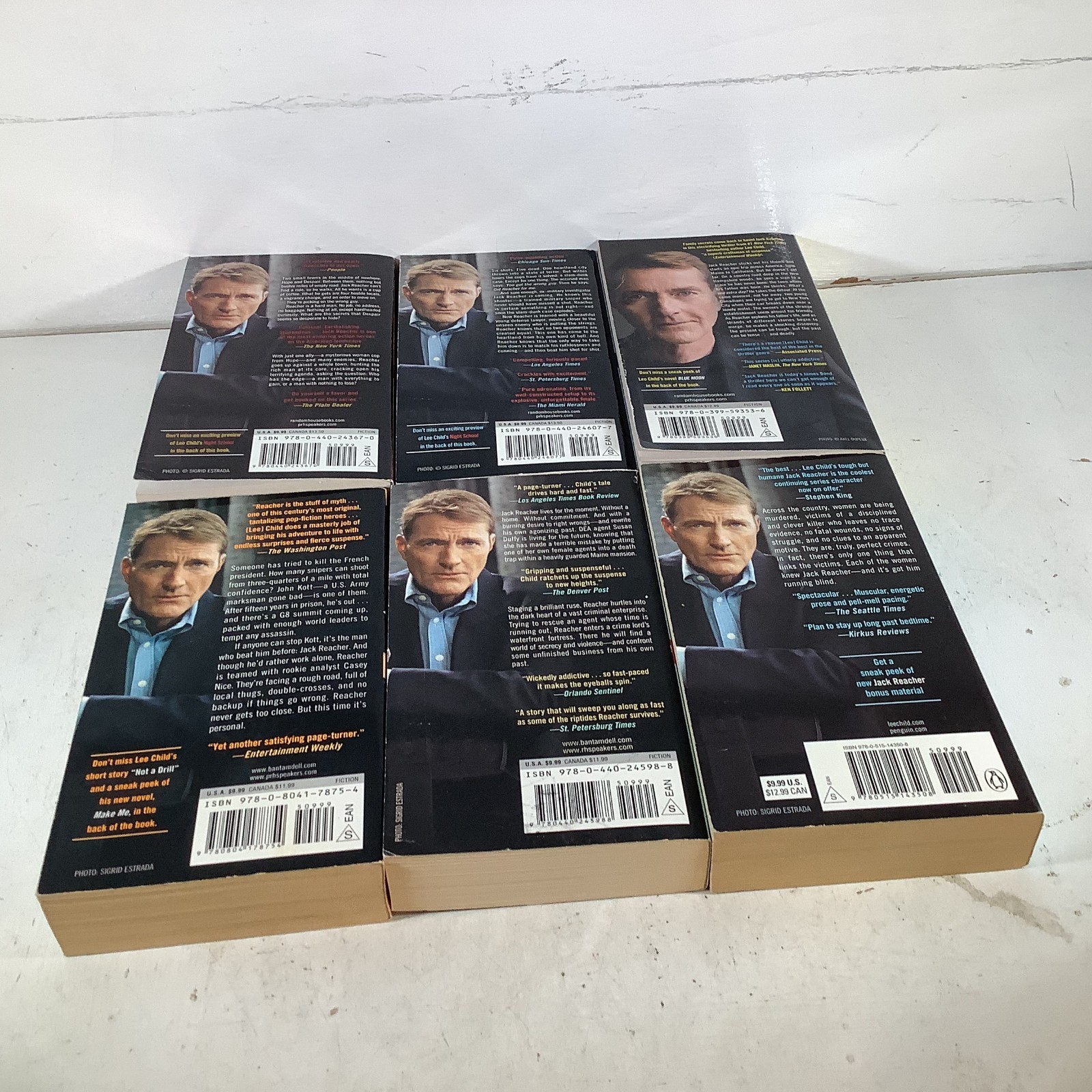 Lee Child Jack Reacher Complete Series 1-30 PB VG+