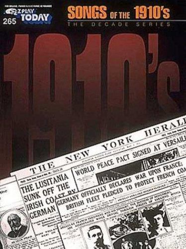 Songs of the 1910’s: The Decade Series – Creator, 9780793531790, paperback