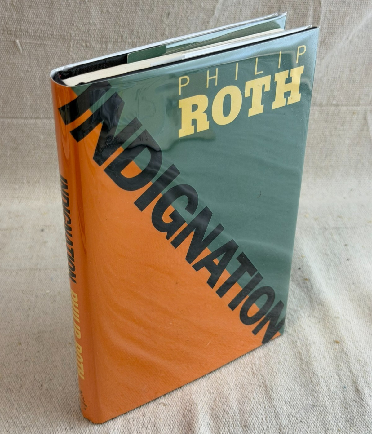 Signed Philip Roth Indignation Hardcover 1st Edition ~ Fine Condition