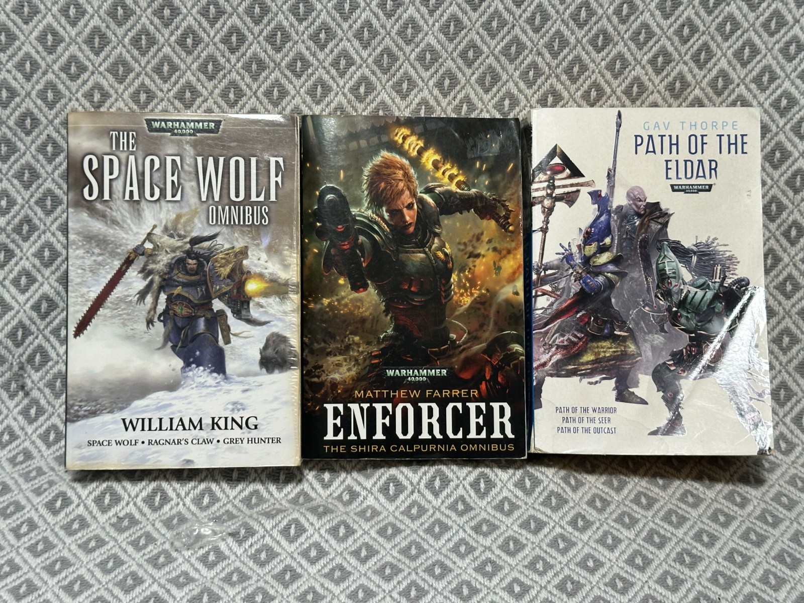 Warhammer 40k 3 Book Collection. See photos for Titles.