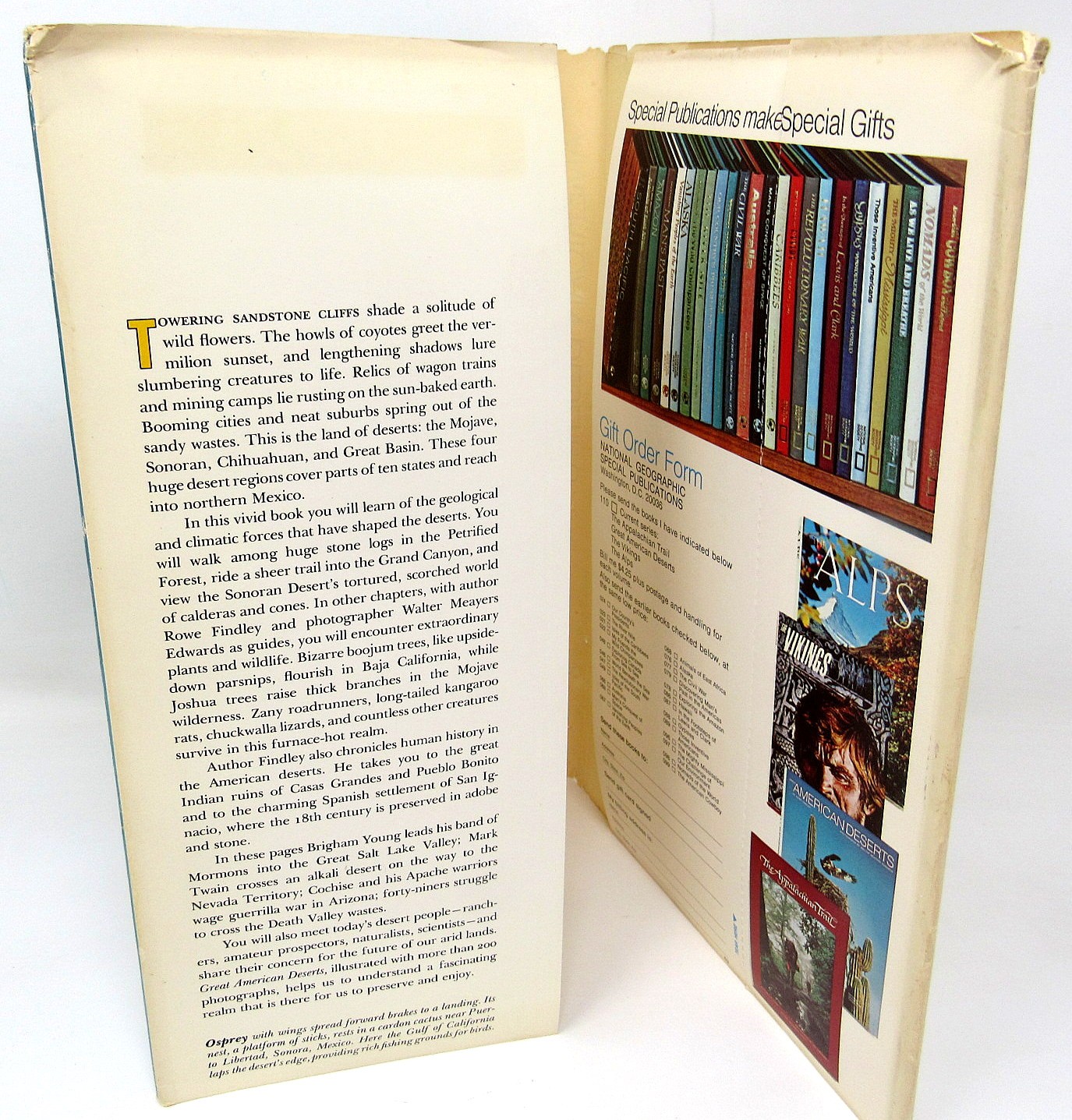 Great American Desserts Book National Geographic 1978 Non Fiction 208 Pages HC