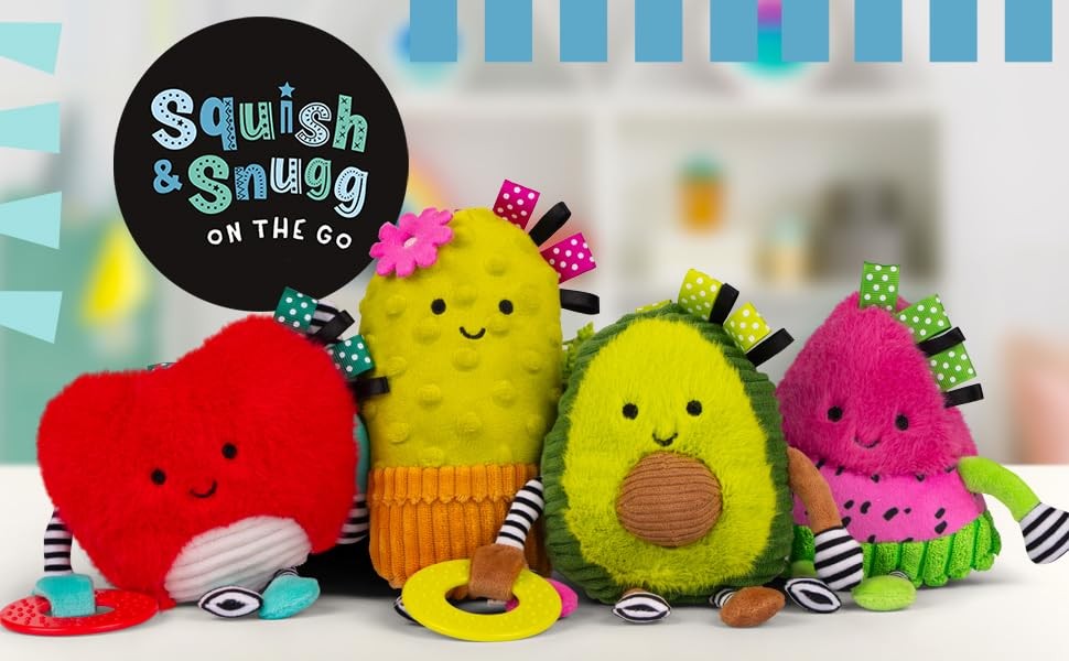 Squish and Snugg On The Go Watermelon 5.31 x 11.42 x 2.76 inches,