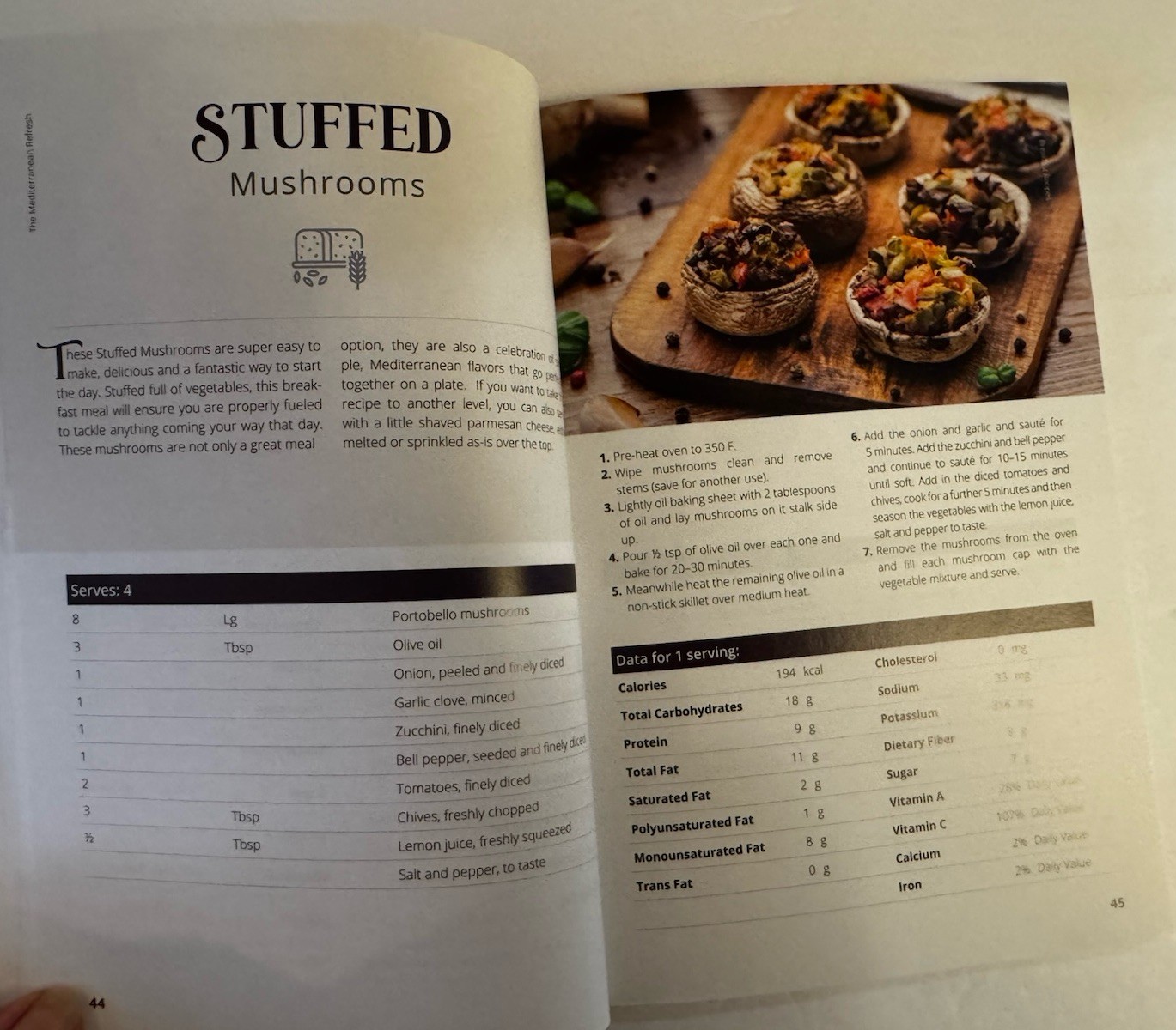 The Mediterranean Refresh Cookbook By Erika Simons Great Recipes 2020 PB