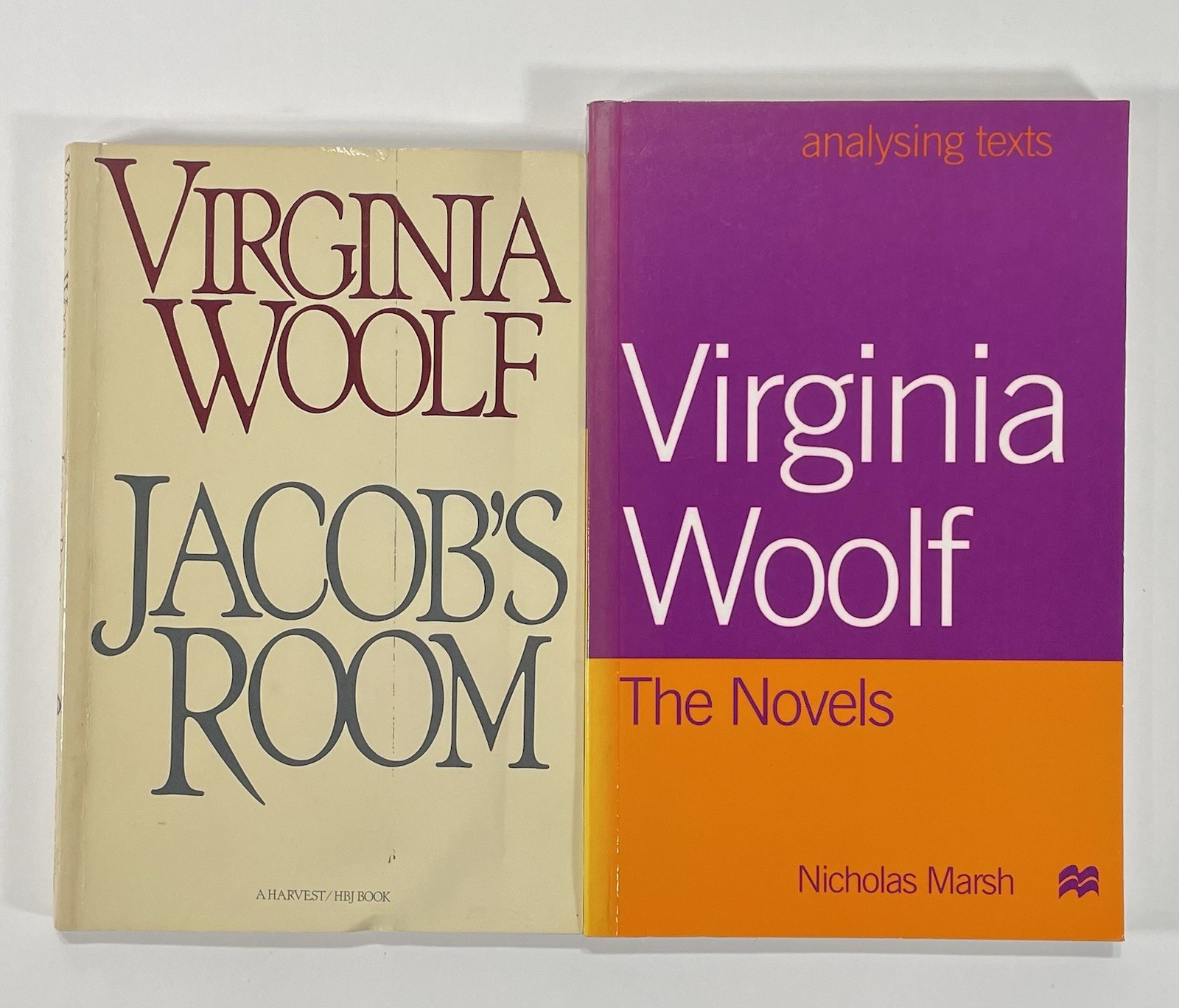 VIRGINIA WOOLF Book Lot – Orlando, Jacob’s Room, Letters Of Virginia & Biography