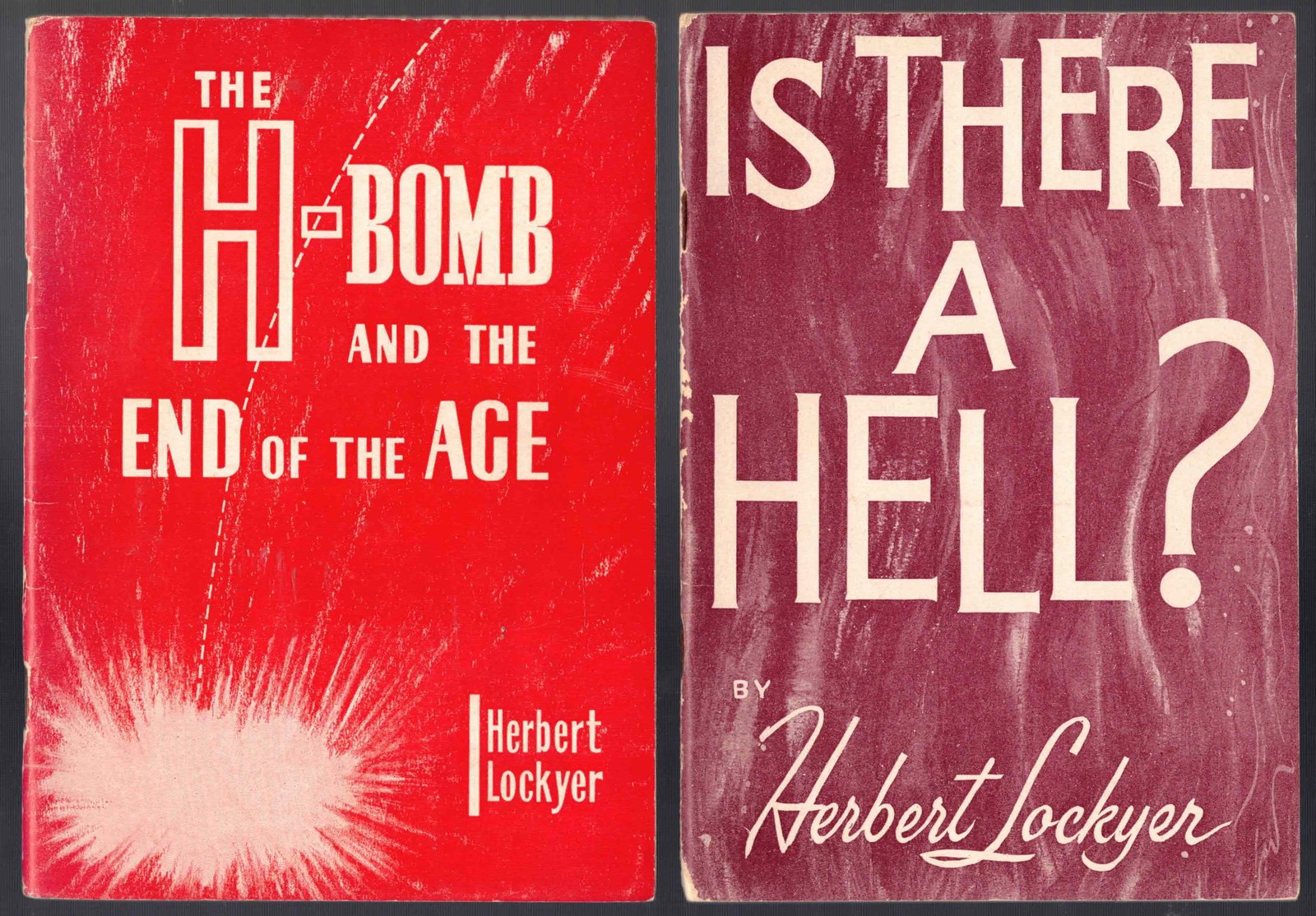 A Rare Lot of 4 Vintage Gospel Booklets by Herbert Lockyer