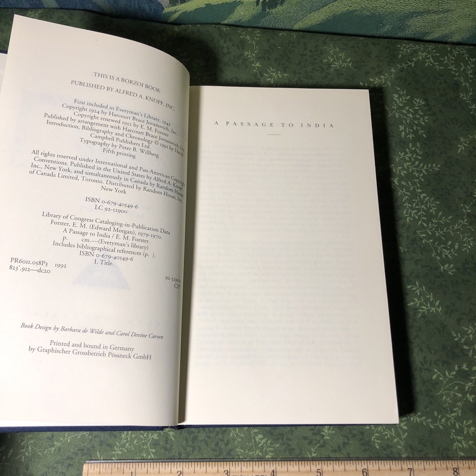 A Passage to India (Everyman Classics) By E. M. Forster