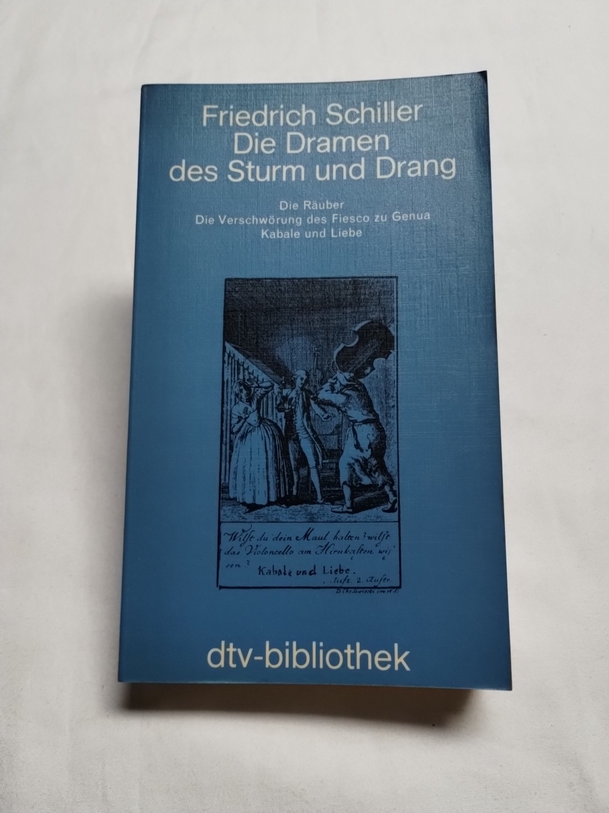 Die Dramen des Sturm & Drang by Friedrich Schiller 1978 Vintage Paperback
