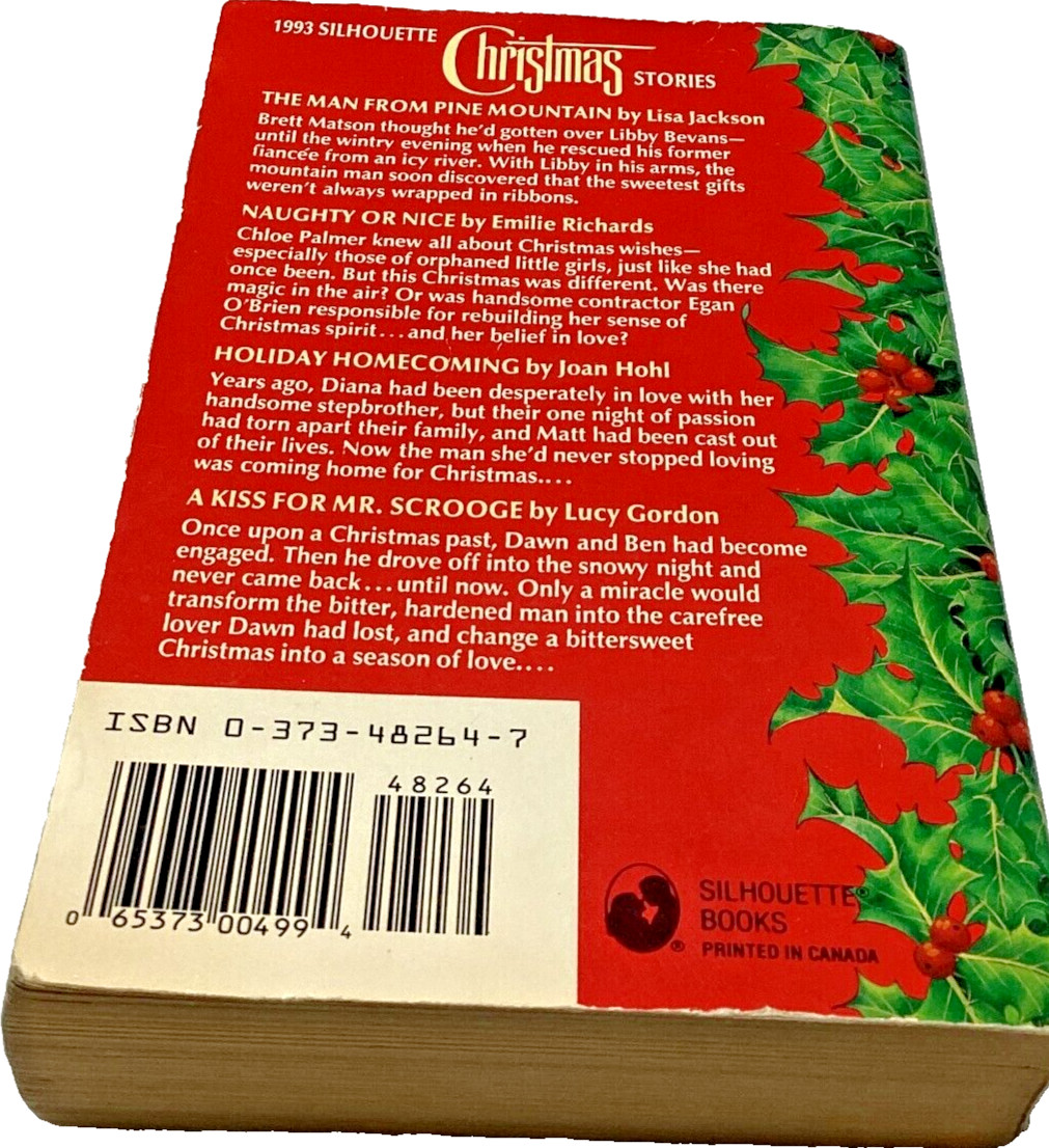 Silhouette Christmas Stories by Lisa Jackson & Joan Hohl, Paperback 1993