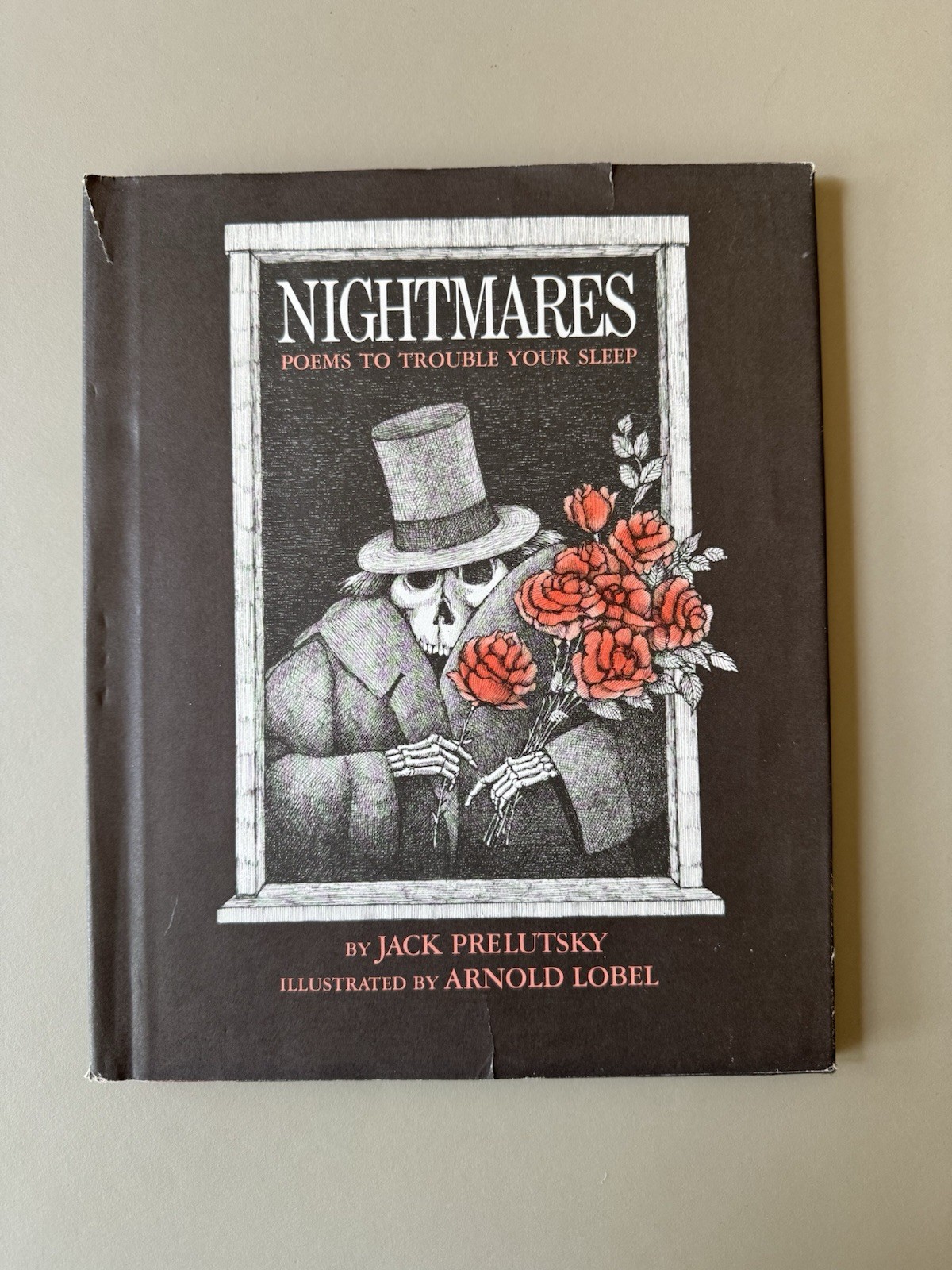 Nightmares Poems To Trouble Your Sleep Jack Prelutsky Arnold Lobel HC 1976 VTG