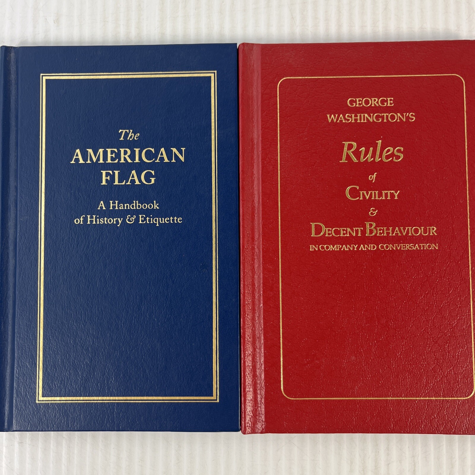 Washington’s Rules of Civility and The American Flag History and Etiquette Lot