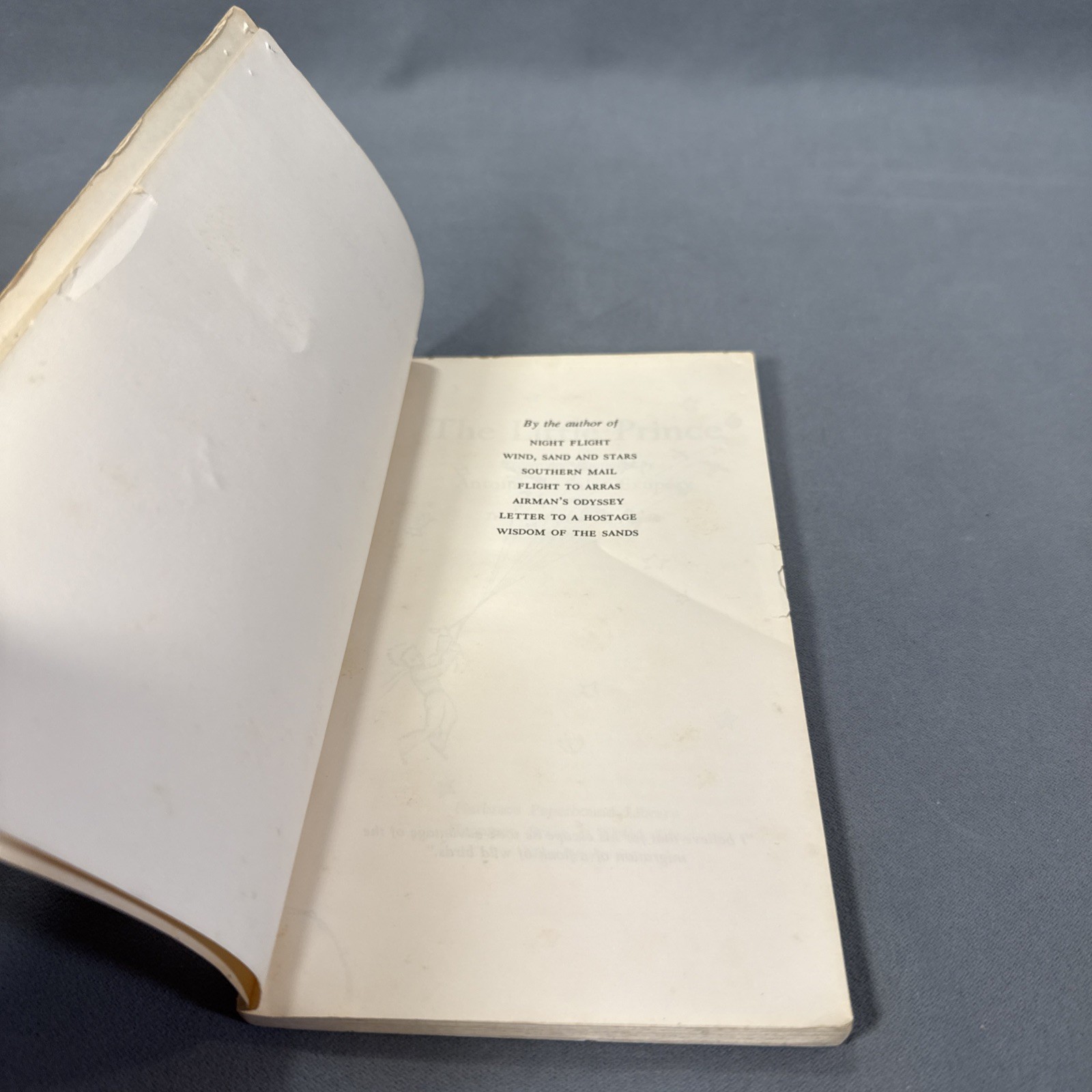 The Little Prince, Antoine de Saint Exupery, 8th Print Harcourt PB Kath. Woods