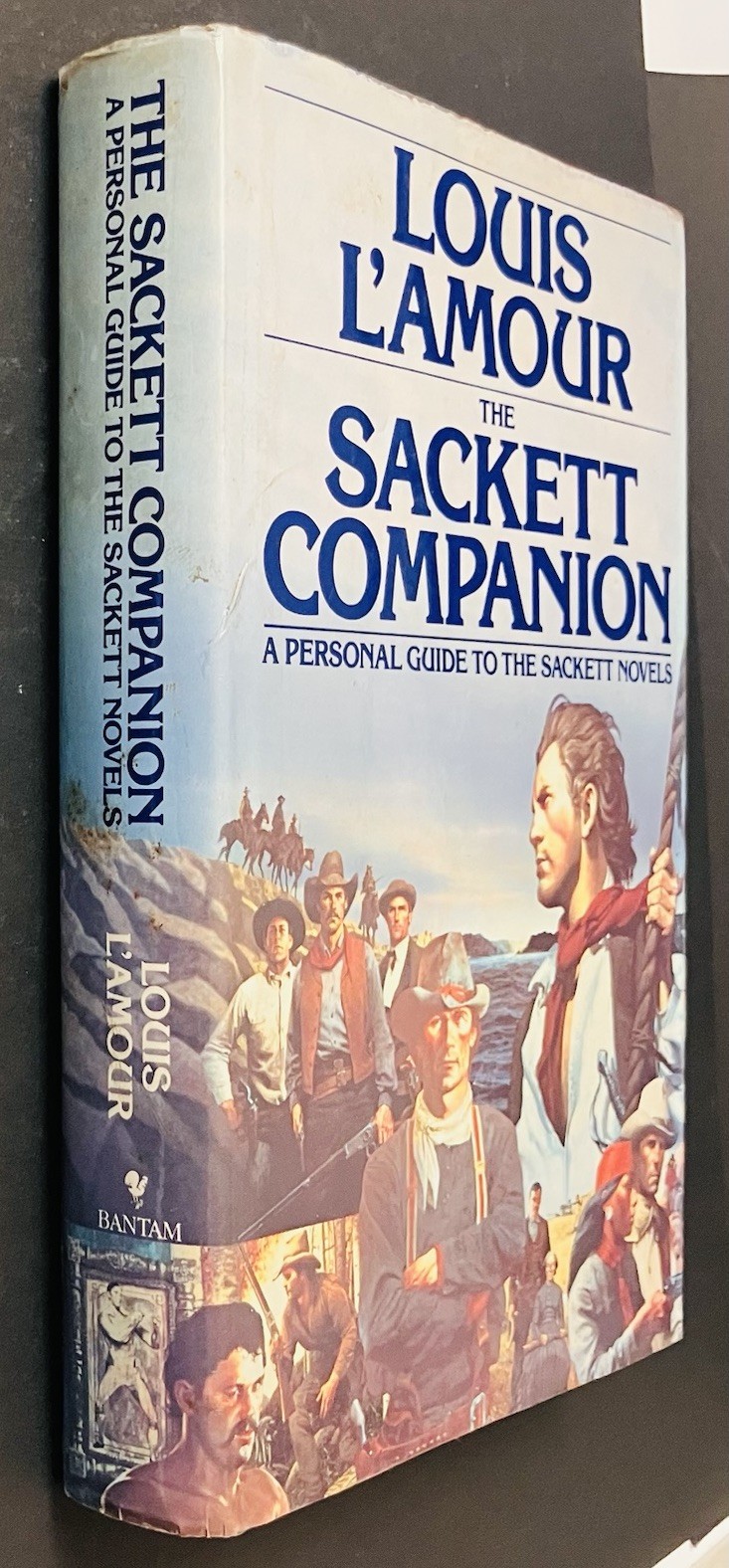 Louis L’Amour The Sackett Companion HC DJ 1988 1st Print Bantam Vintage Western