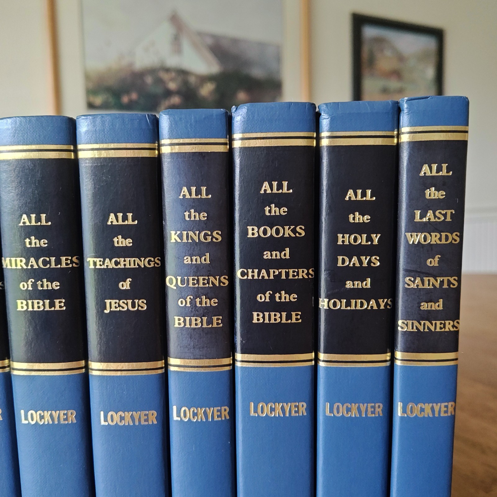 Herbert Lockyer – 12 Volume Lot – All Of The Bible Series Hardcover EUC