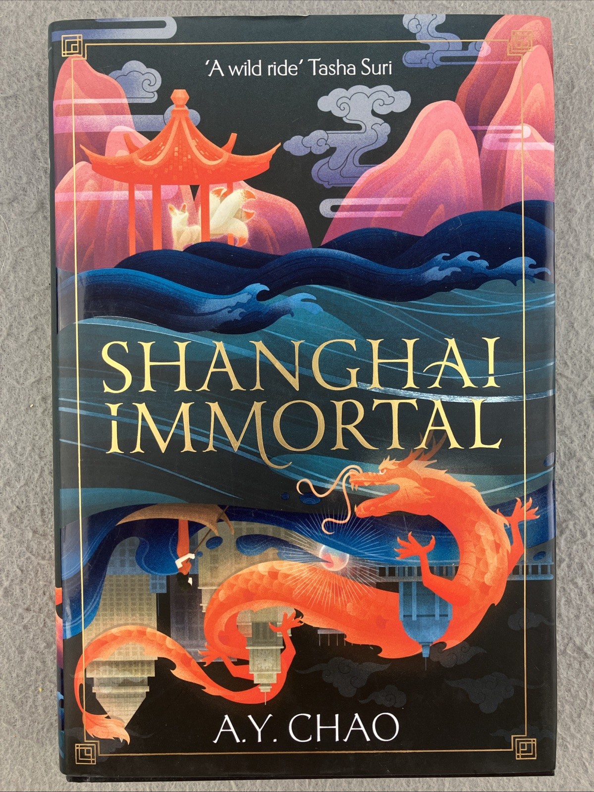 FairyLoot Exclusive Edition Shanghai Immortal A.Y. Chao SPRAYED EDGES Hardcover