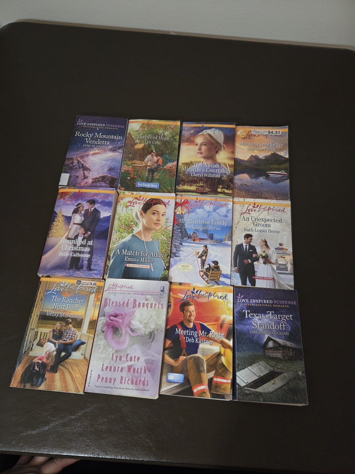 Love Inspired books LOT OF 12 Paperbacks christian romance mixed See Description