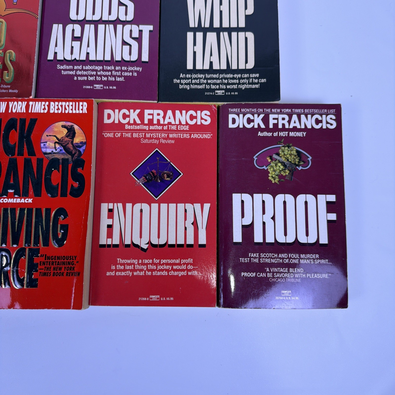 Lot of 13 Dick Francis Paperback Mysteries, VG Condition SEE PICTURES