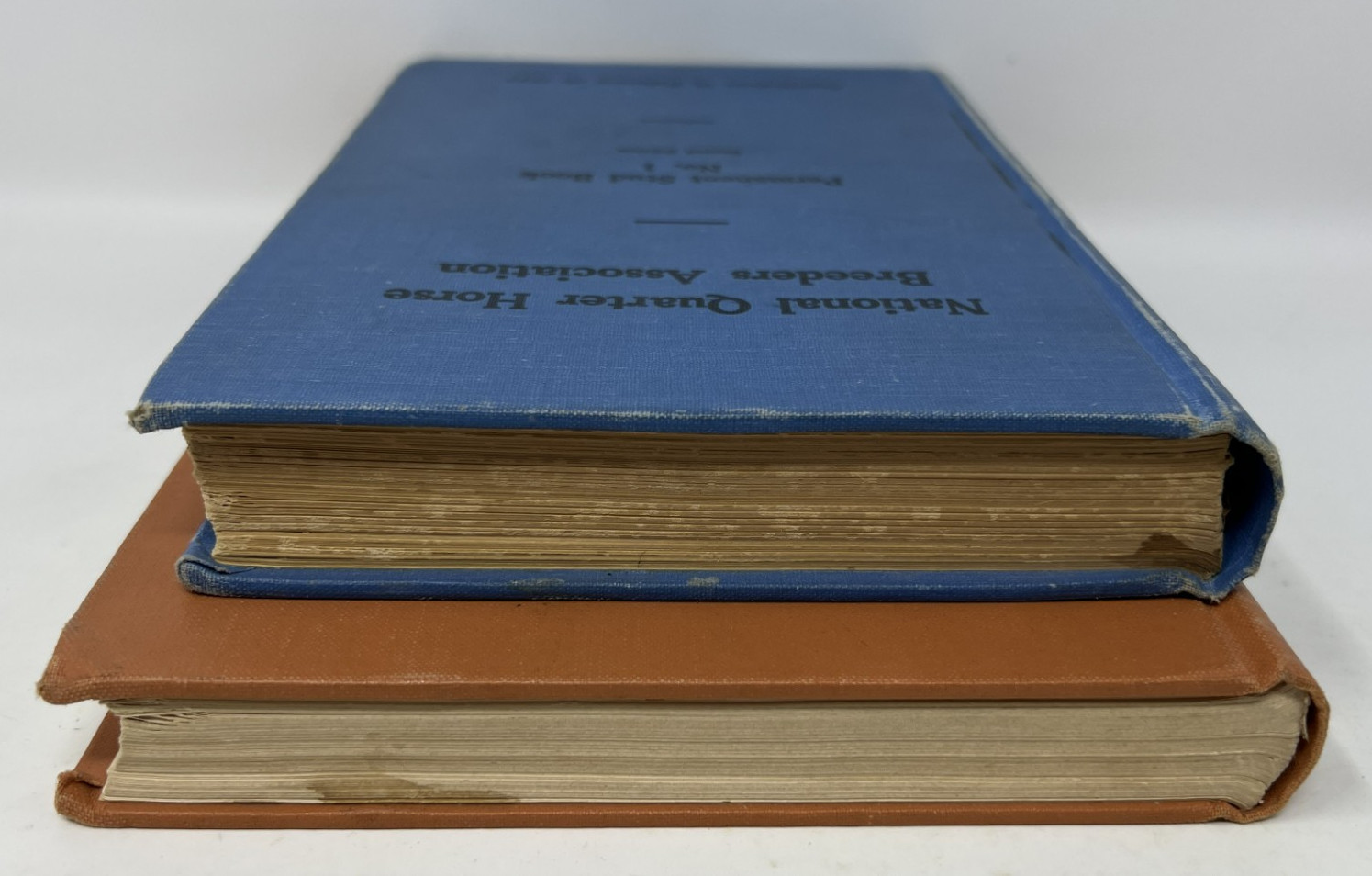 EQUESTRIAN / HORSES: N.Q.H.B.A. Permanent Stud Book: No. 1 & 2 – 1947/1948 HCs