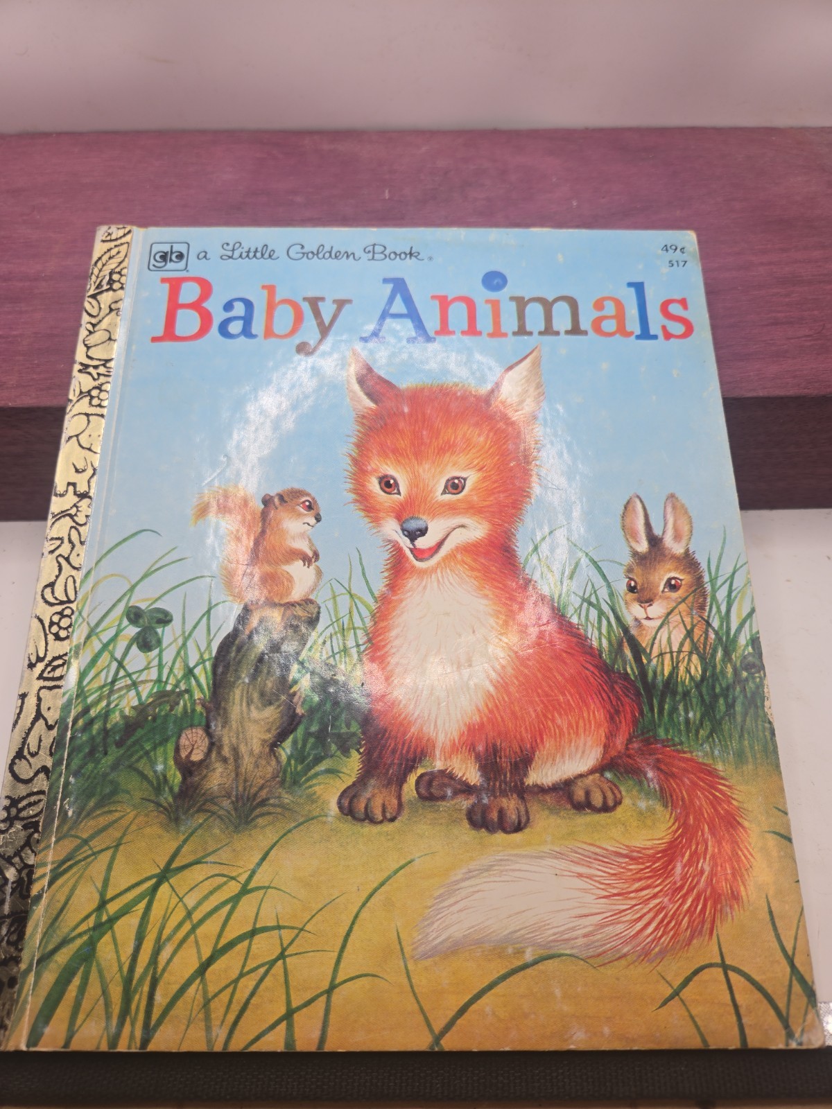 Baby Animals Little Golden Book 1978 Joan Heilbroner Vintage Children’s Book