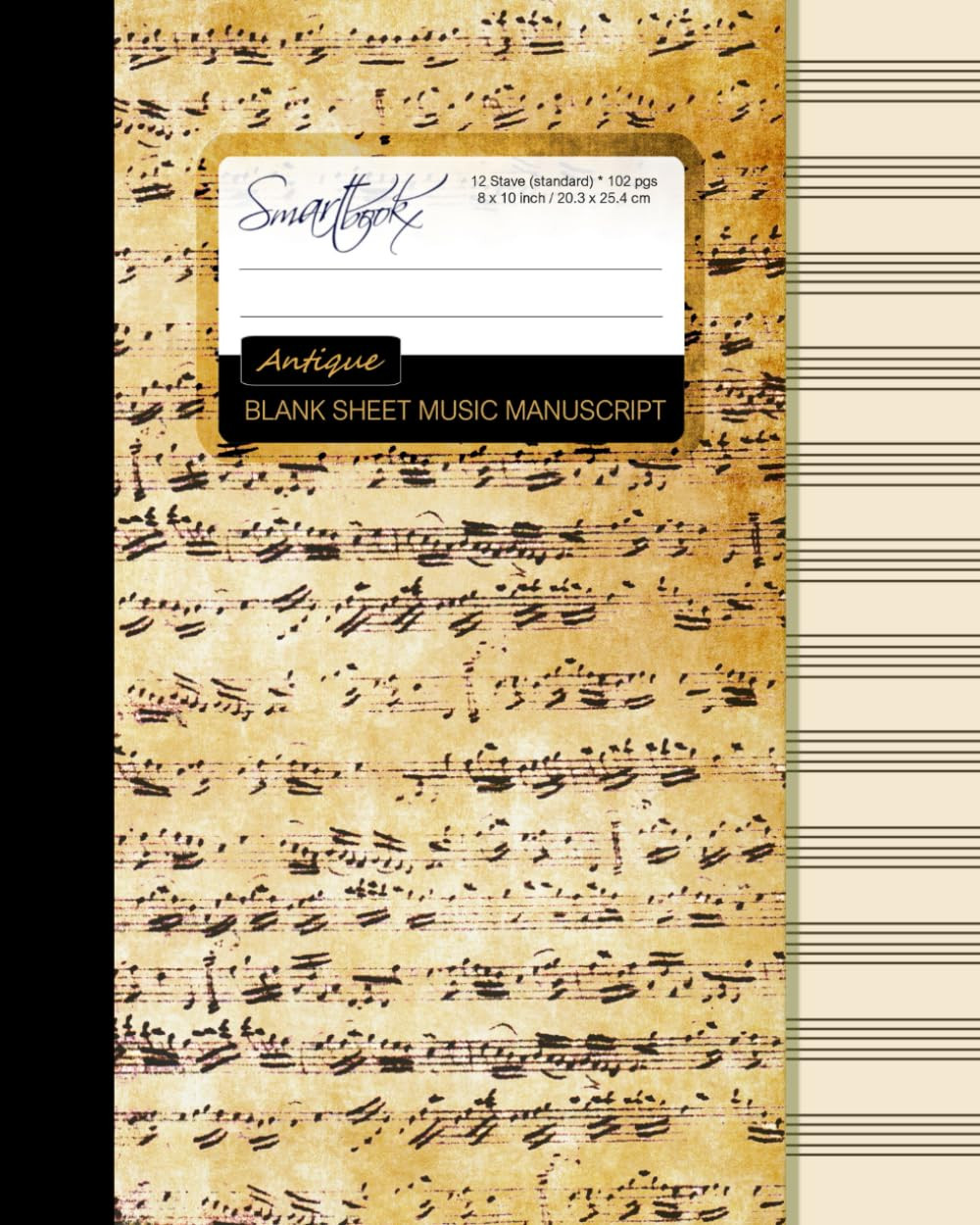 Blank Sheet Music: Music Manuscript Paper / Staff Paper / Musicians Notebook [