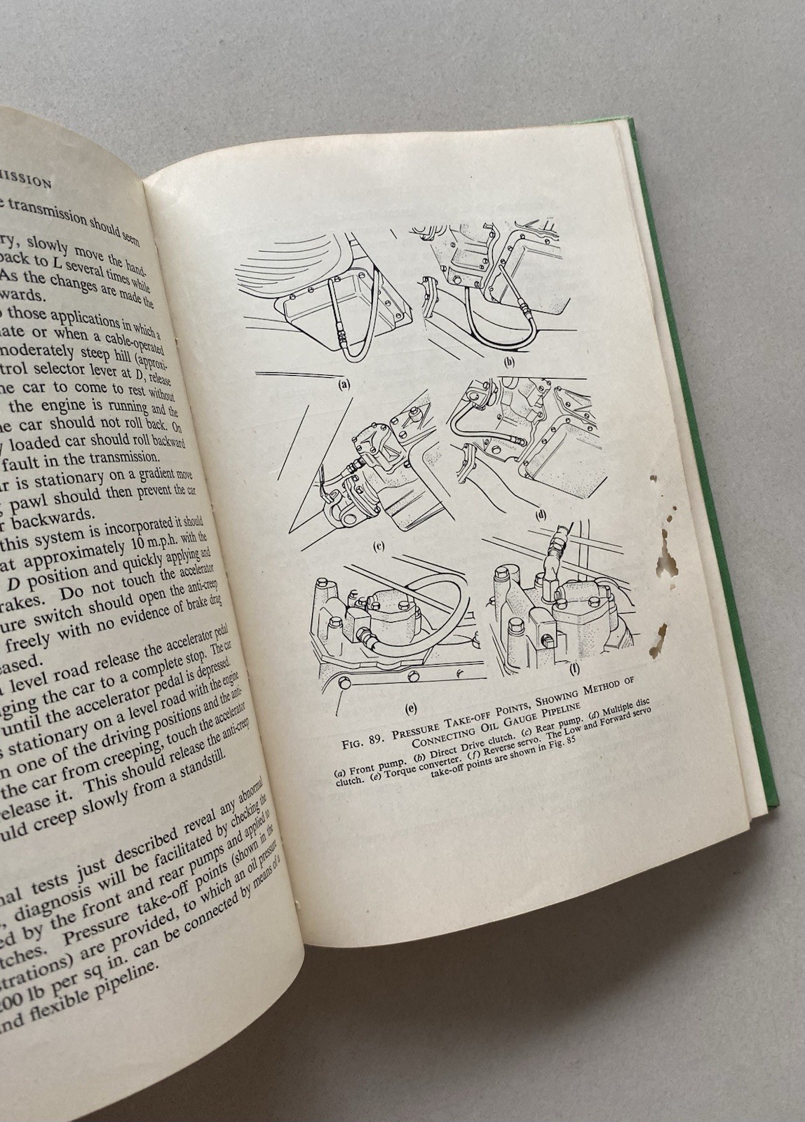 Automobile Transmission Servicing and Overhaul by Staton Abbey (1961 1st Edition