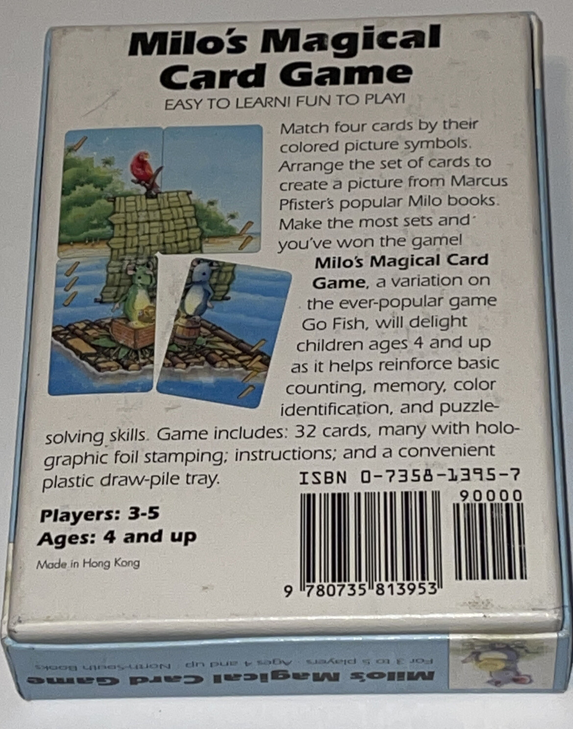 VTG MILO’S MAGICAL CARD GAME By Marcus Pfister Counting, Memory, Color, Puzzles!