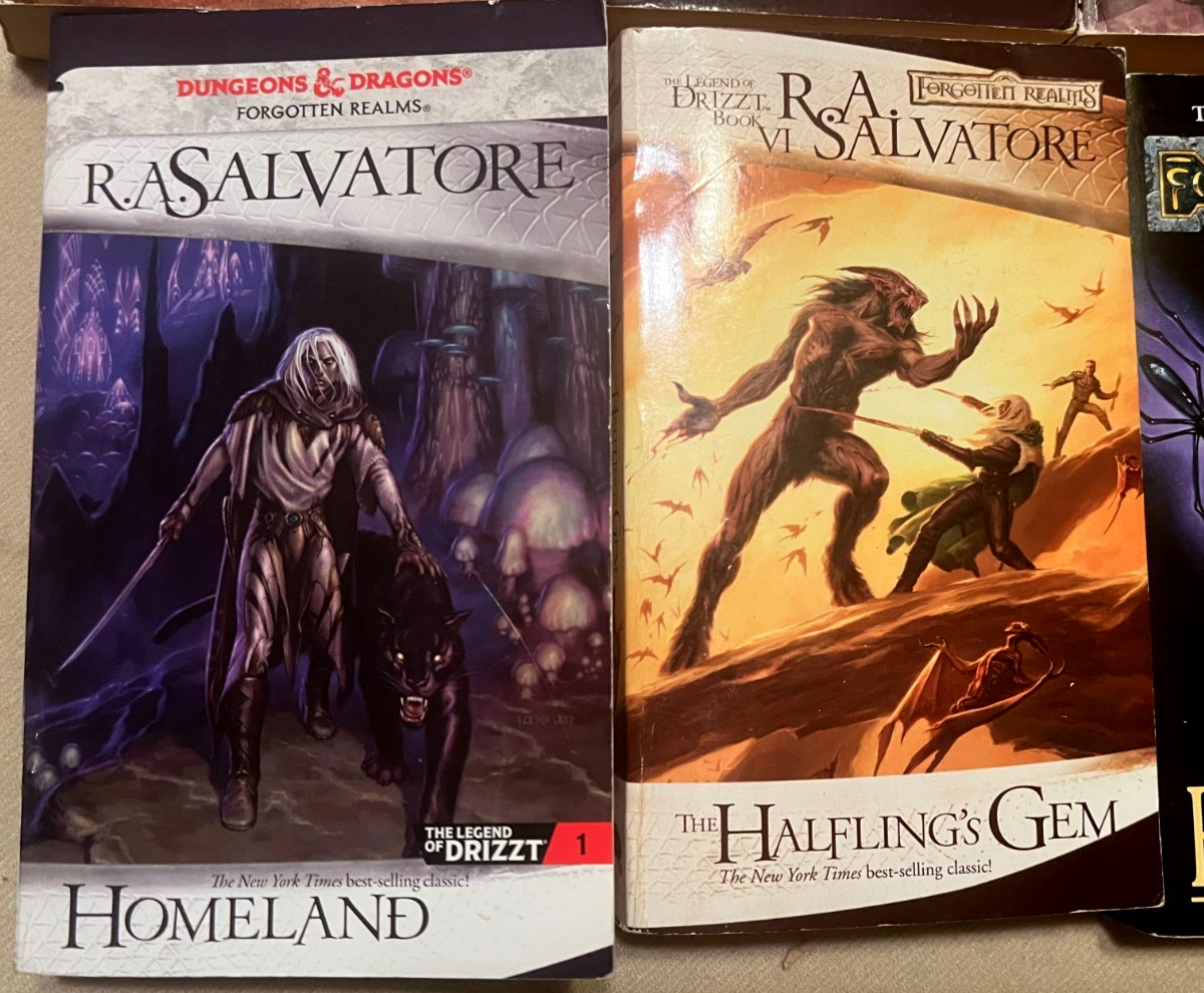 R. A. Salvatore Lot of 18 PBs HC Forgotten Realms DRIZZT Cleric LEGACY Demon