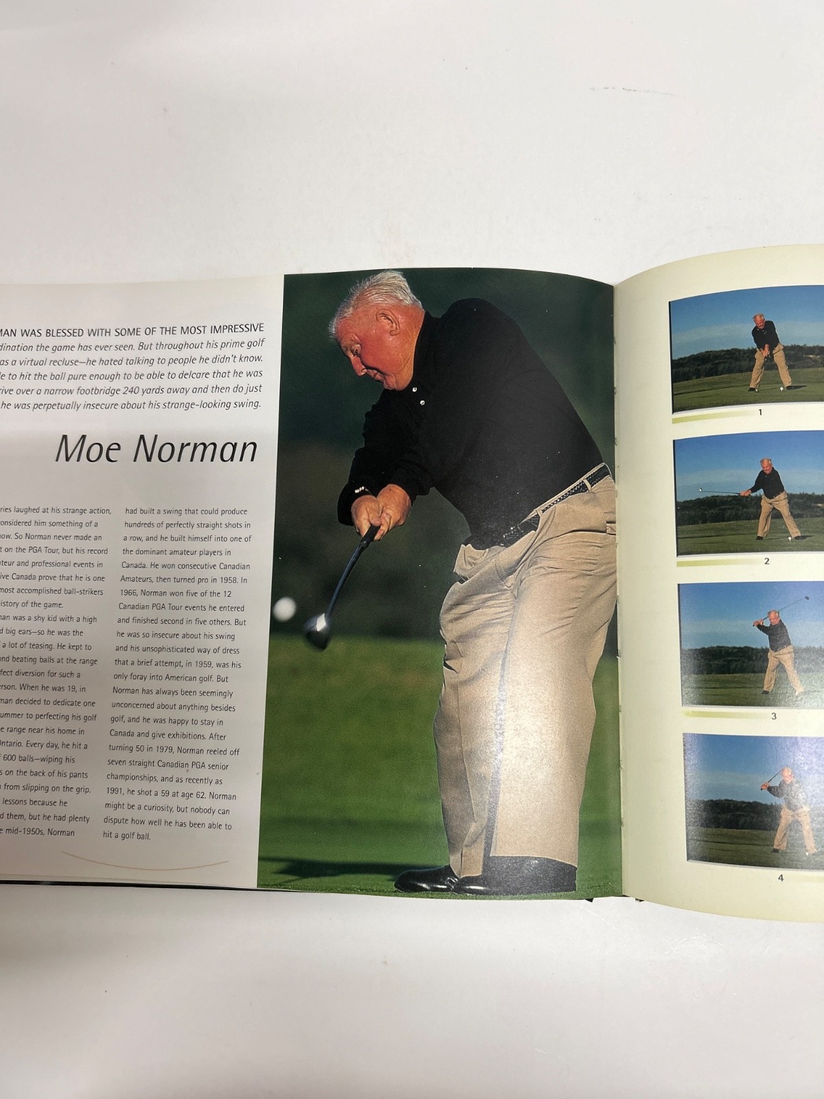 2 Vintage Golf Books „The Swing“ 2001 &“Super-Stars of Golf“ 1978