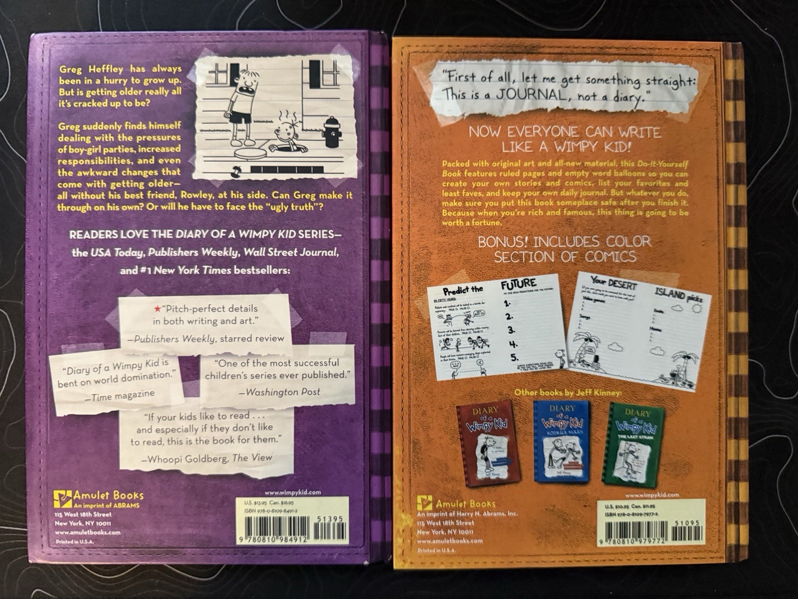 Abrams, Inc. Diary of a Wimpy Kid #5 The Ugly Truth Jeff Kinney Hardcover