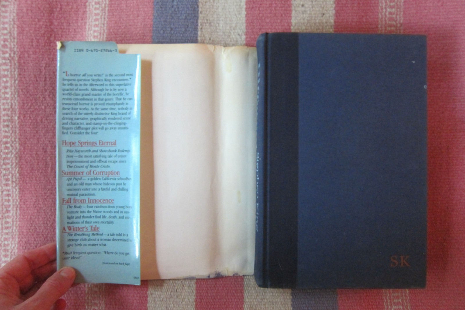Vintage 1982 Stephen King Different Seasons Viking Press 1st Ed 3rd Print HC/DJ