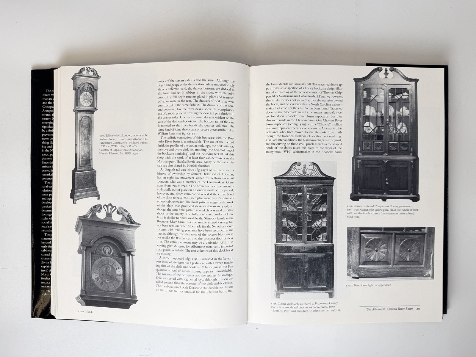 The Furniture of Coastal North Carolina 1700-1820 by John Bivins Jr.; HC with DJ