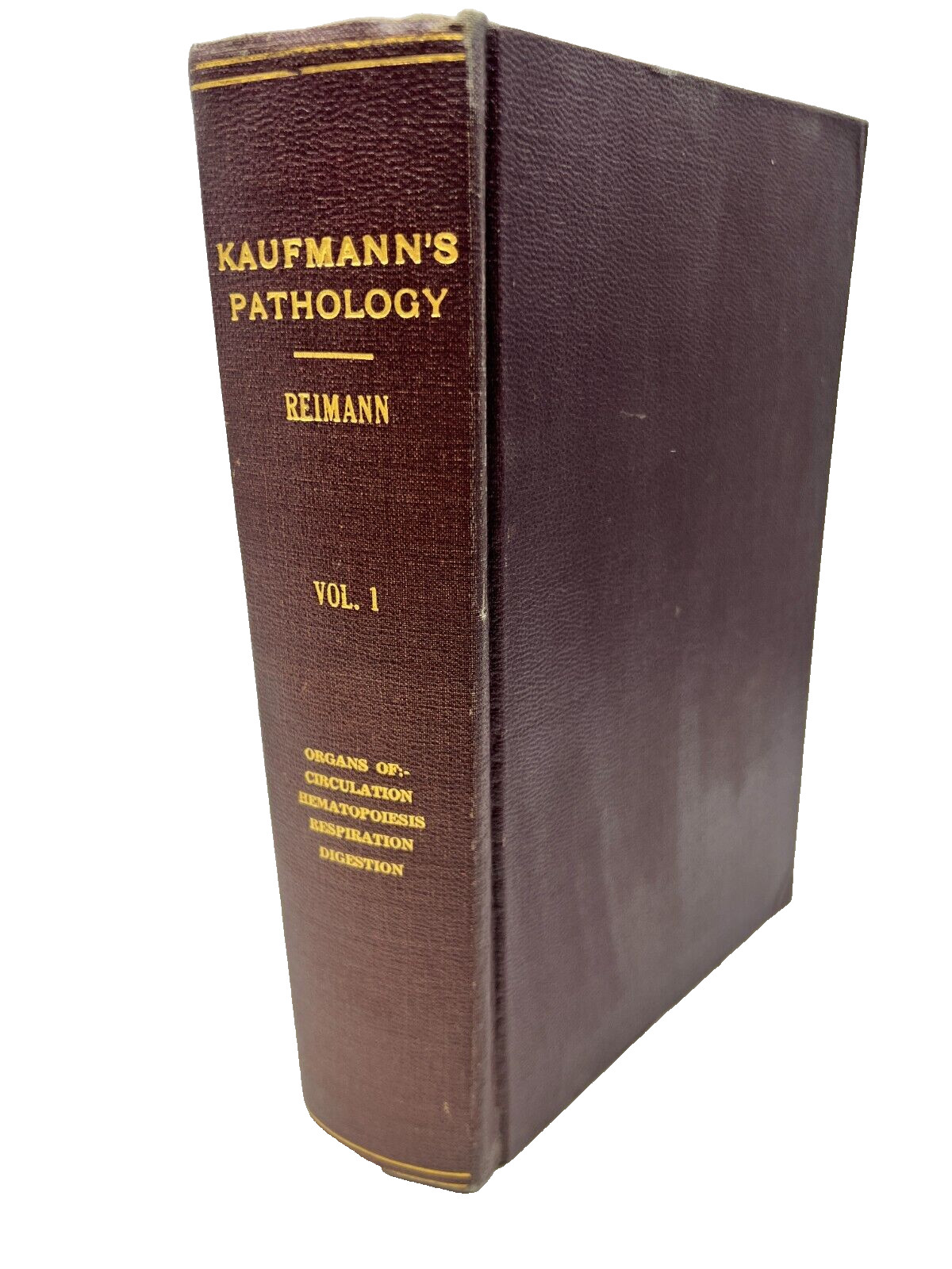Pathology for Students and Practitioner’s Volumes I, II, III by Kaufmann (1929,H
