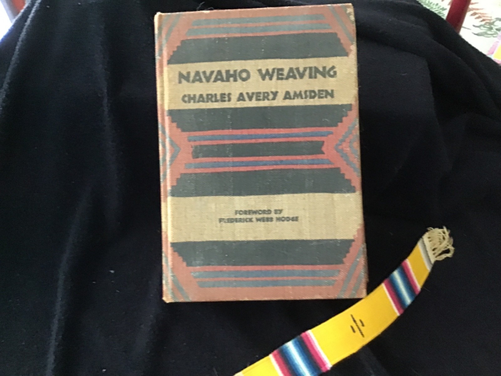 Navaho Weaving: Its Technic and History by Charles Avery Amsden