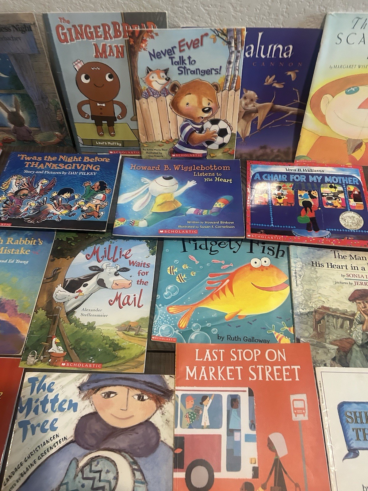 Storytime Lot of 51 Scholastic Children’s Picture Books Early Readers PB
