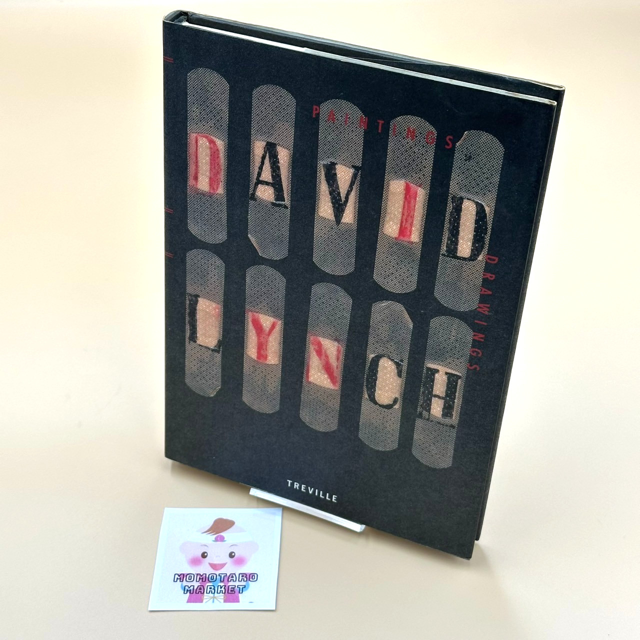 David Lynch Signed Art Book Paintings Drawings Treville 1991 Japan Fingerprint