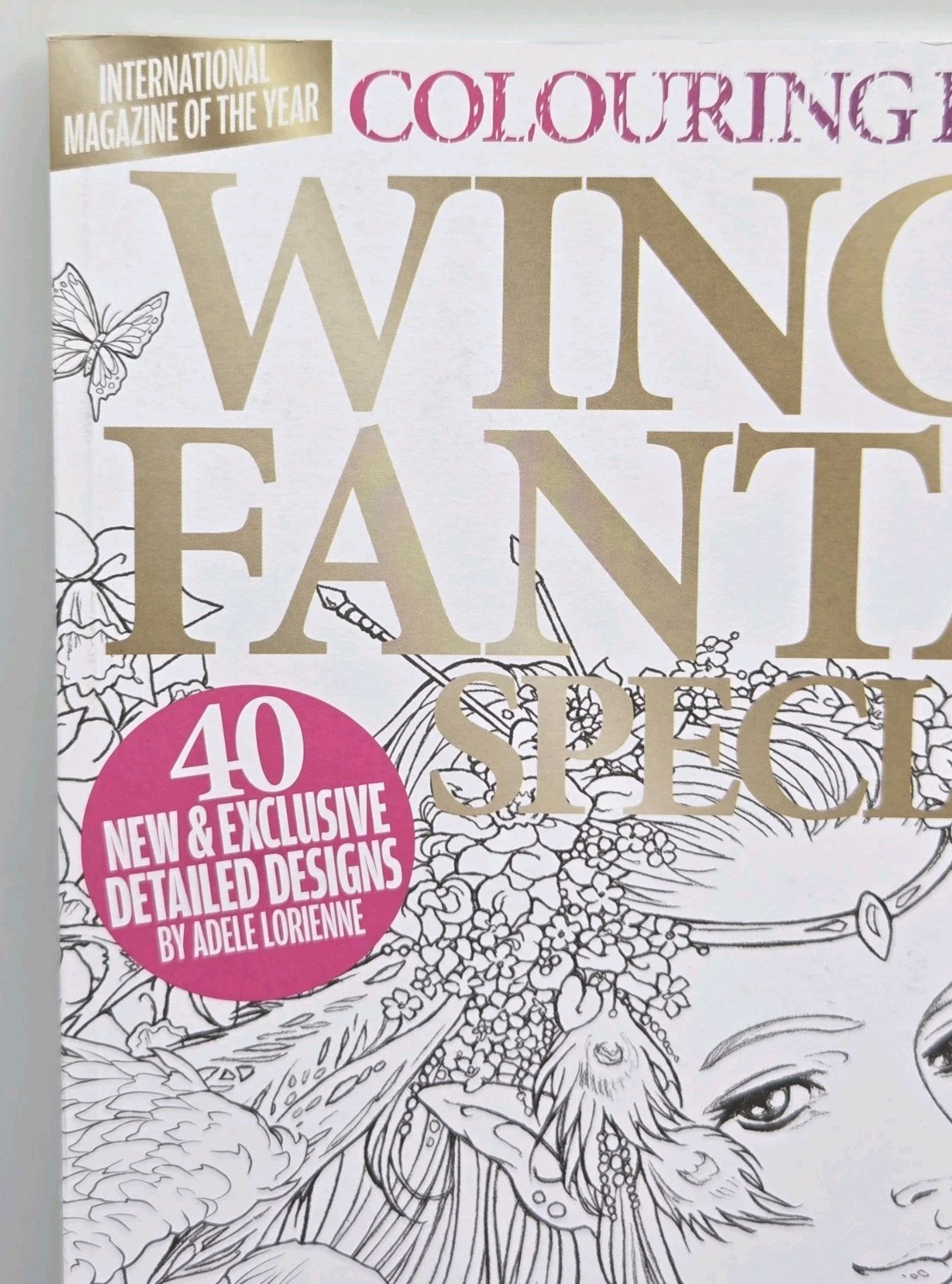 New Colouring Heaven Winged Fantasy Special 40 New Exclusive Designs Color Pages