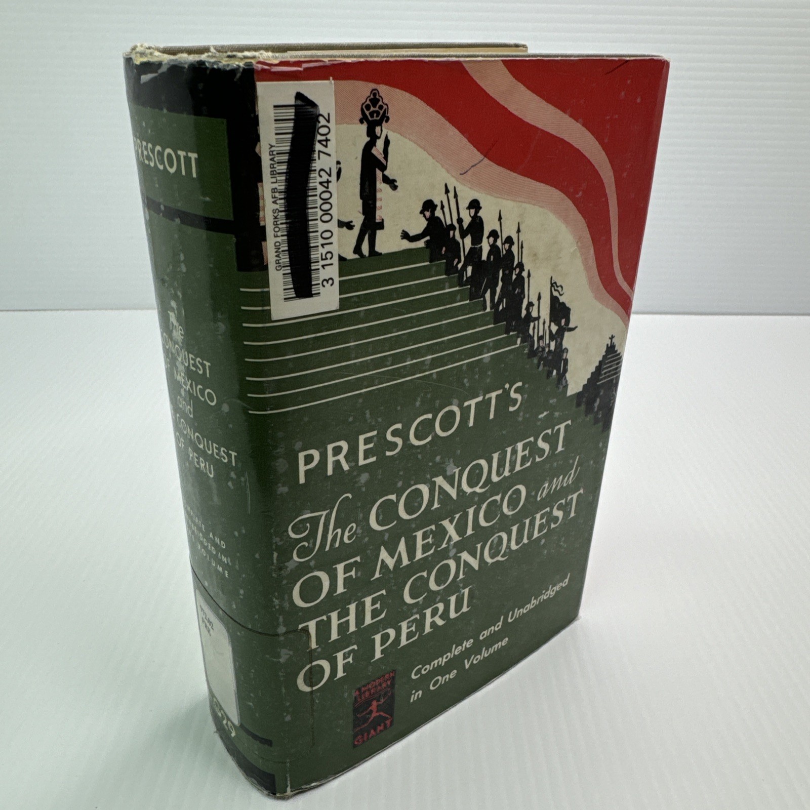History of the Conquest of Mexico & Peru William H. Prescott HC Modern Library
