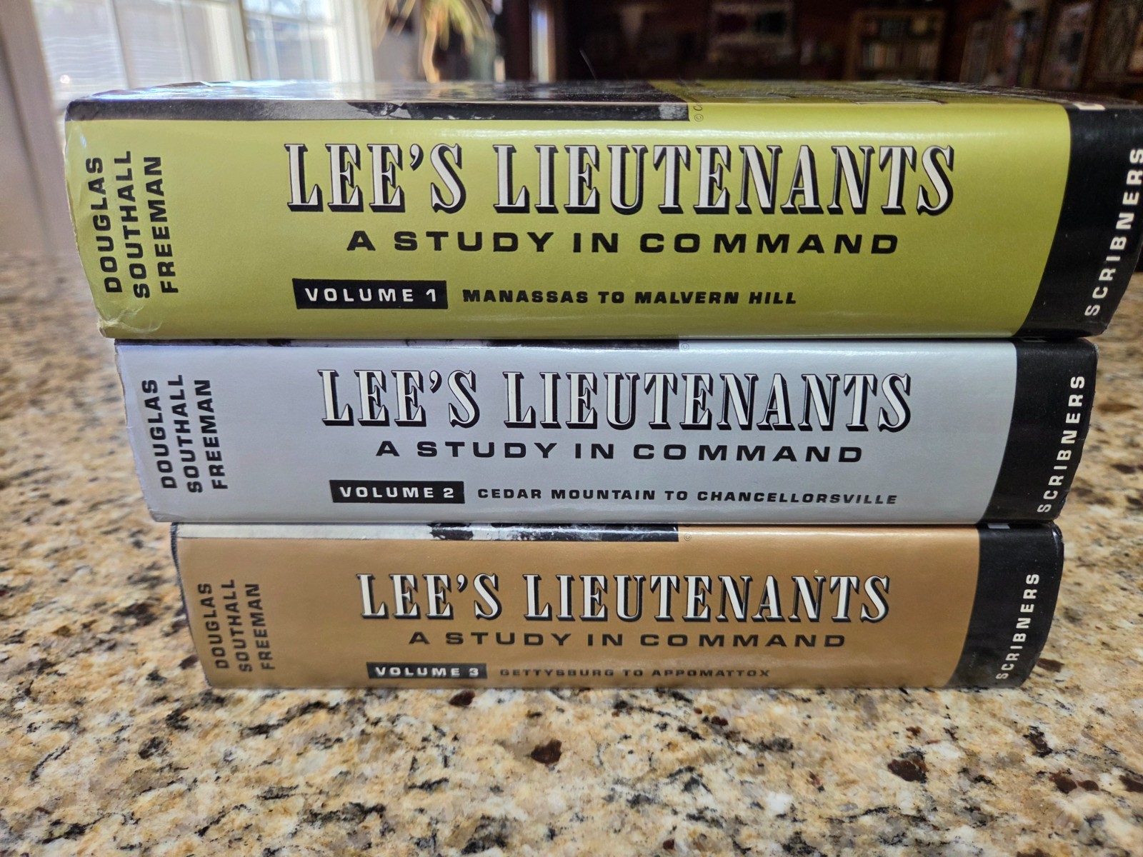 Lee’s Lieutenants Douglas Southall Freeman 3 Volume Set Civil War Robert E Lee