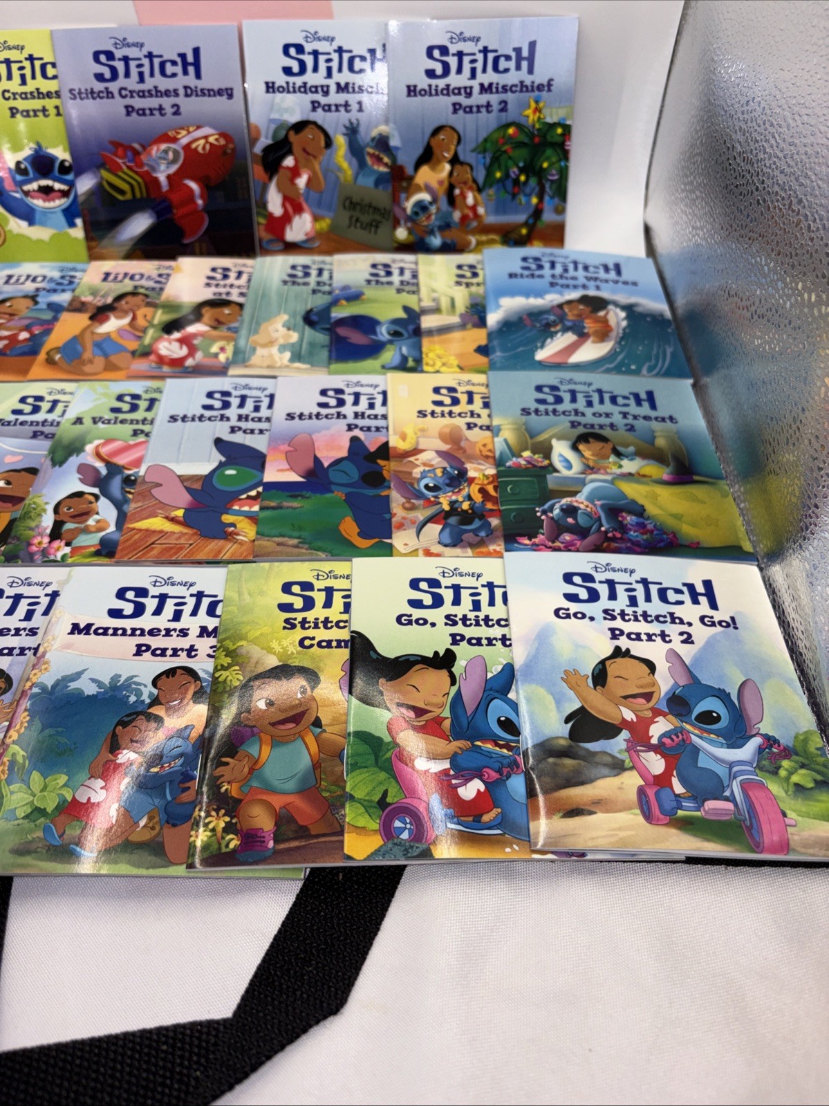 Lot of 24 Lilo & Stitch Autumn Publishing Disney Paperback Mini Books